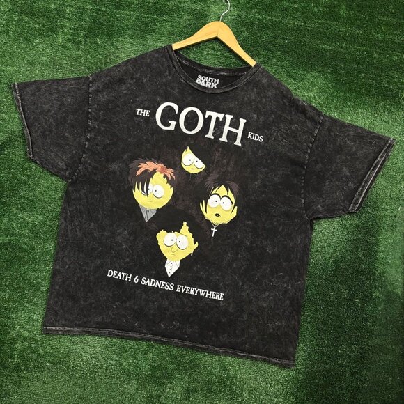 South Park The Goth Kids Mineral Wash T-Shirt Size 2X - Picture 3 of 4